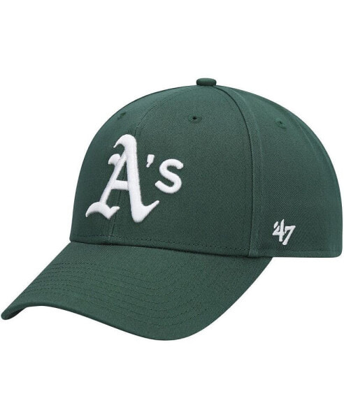 Бейсболка регулируемая '47 Brand Окленд Атлетикс зеленого цвета