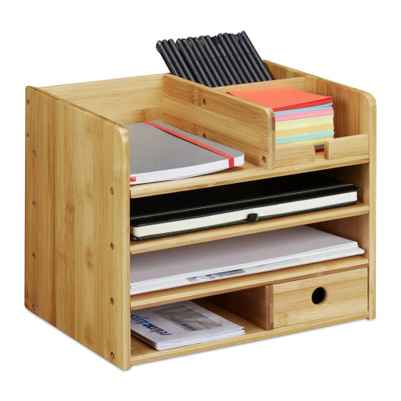 Schreibtisch Organizer Bambus