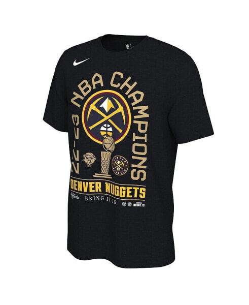 Men's Black Denver Nuggets 2023 NBA Finals Champions Locker Room T-shirt