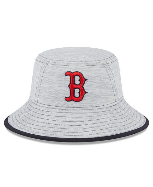 Men's Gray Boston Red Sox Game Bucket Hat