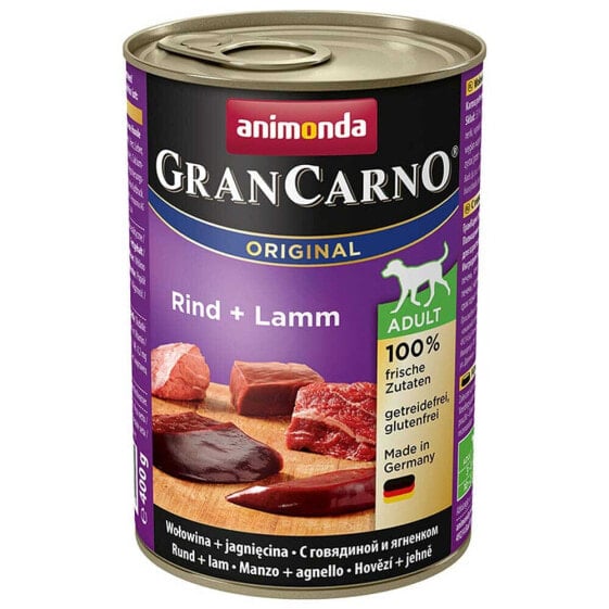 ANIMONDA Gran Carno Original Beef Lamb Adult 400g Wet Dog Food