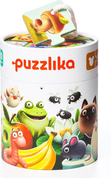 Levenya Puzzlika. Puzzle duo - Co jedzą zwierzątka (30624466)