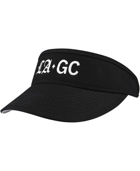 Men's Black Los Angeles Golf Club Putter Adjustable Hat