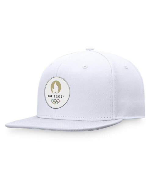 Men's White Paris 2024 Summer Olympics Snapback Hat