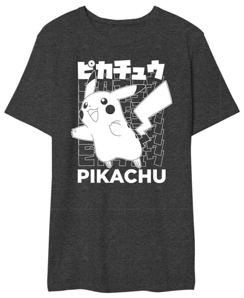 Pikachu Kanji Men's Graphic T-Shirt