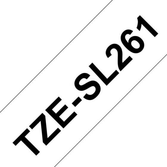 Принтер ярлыков Brother TZe-SL261 - PT-D800W PT-P900W PT-P950NW - Черный - Белый - Brother - 3,6 см - 8 м