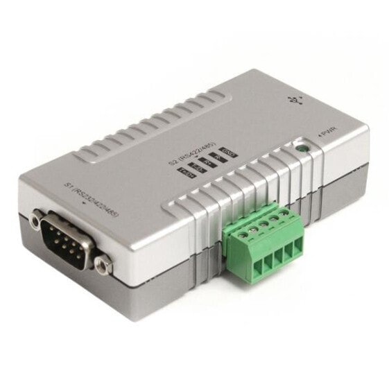 StarTech.com 2 Port USB to RS232 RS422 RS485 Serial Adapter with COM Retention, USB Type-B, Serial, RS-232/422/485, Grey, Power, FTDI - FT2232H