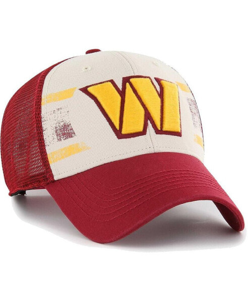 Men's Cream Washington Commanders Breakout MVP Trucker Adjustable Hat