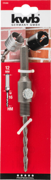 kwb 175300 - Drill - 1.2 cm - Hex shank - Silver - M16 - 1 pc(s)