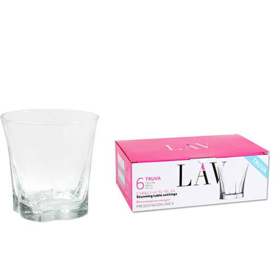 LAV Set of 6 Truva Water Glasses 280ml