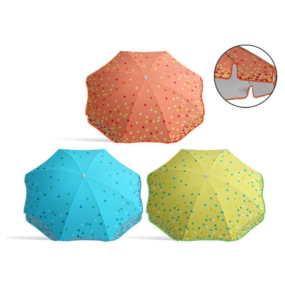 Зонт пляжный ATOSA 200 см с регулируемой юбкой из металла и нейлона UPF 3 ассортимент 22/25 мм
