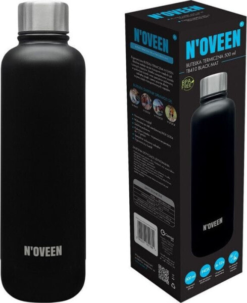 Noveen Butelka Termiczna NOVEEN TB410 Black Mat 500 ml