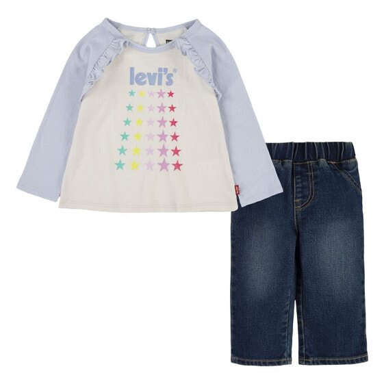 LEVI´S ® KIDS Ruffle & Wide Denim Set