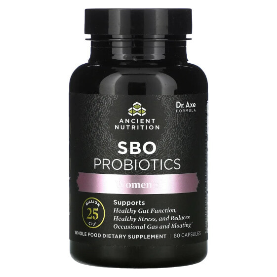 Women's SBO Probiotics, 25 Billion CFU, 60 Capsules