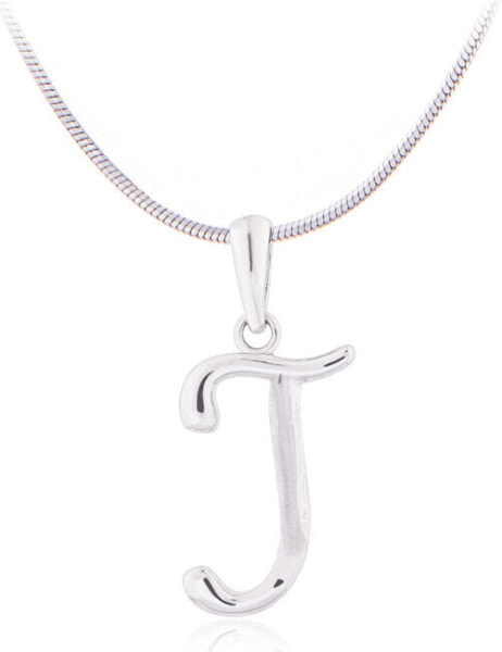 Silver pendant "J" SVLP0364XH2000J