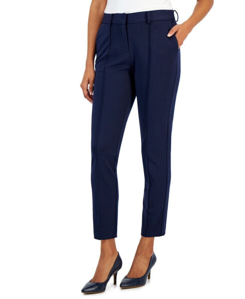 Women's Piped-Seam Slim Ankle Pants
