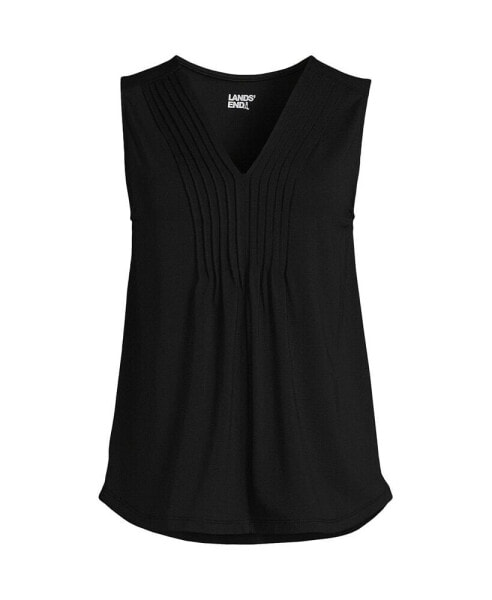 Women's Lightweight Jersey Pintuck Tank Top