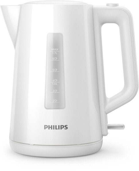 Электрический чайник Philips 3000 series HD9318/00 - 1.7 L - 2200 W - Белый - Пластик - Индикатор уровня воды - Беспроводной