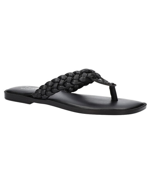 Women's Tuscany Coletta Square Toe Thong Sandals