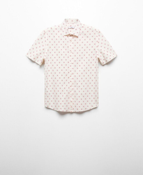 Men's 100% Cotton Printed Shirt