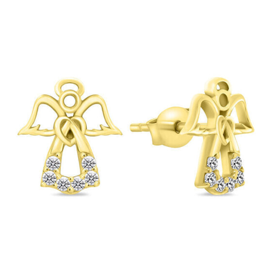 Charming earrings in yellow gold Angels EA979YAU