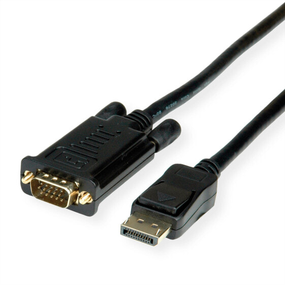 ROLINE 11.04.5974 - 5 m - VGA (D-Sub) - DisplayPort - Male - Male - Straight