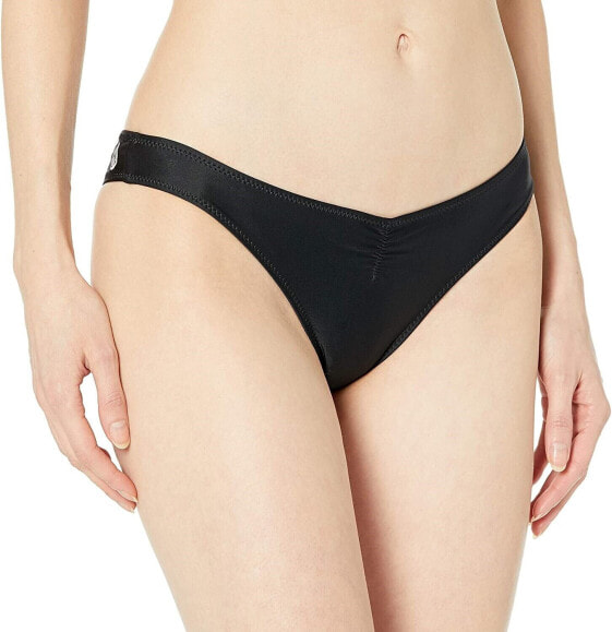 Volcom Women's 189554 Simply Solid V Beach Pant Bikini Bottom Swimwear Size L