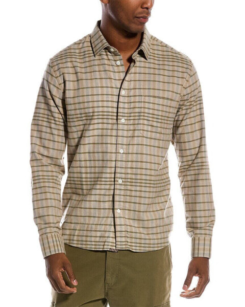 Billy Reid Tuscumbia Shirt Men's Beige S