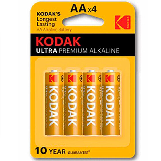 KODAK Ultra AA LR6 Alkaline Batteries 4 Units