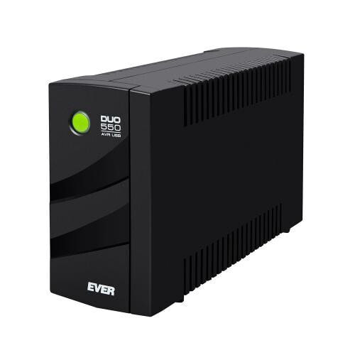 EVER DUO 550 AVR USB - Line-Interactive - 0.55 kVA - 330 W - Sine - 162 V - 290 V