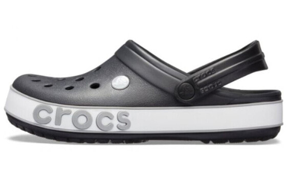 Сандалии Crocs Crocband Bold Logo Clog 206021-02G черного цвета