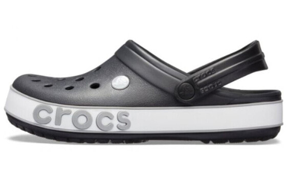 Черные сандалии Crocs Crocband Bold Logo для мужчин