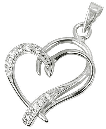 White Gold Pendant Heart 249 001 00431 07