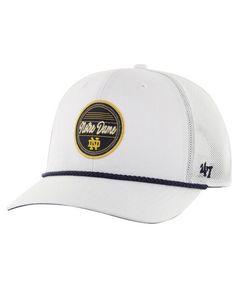 Men's White Notre Dame Fighting Irish Fairway Trucker Adjustable Hat