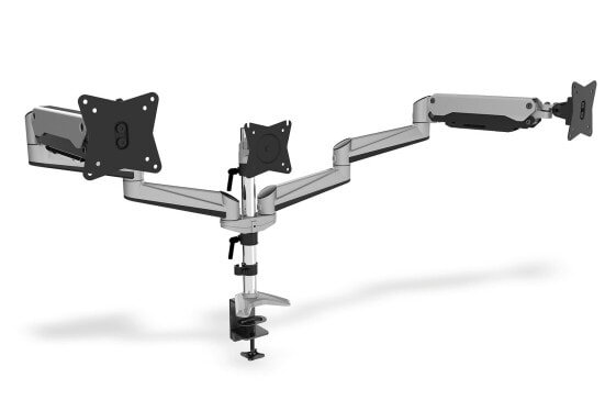 Кронштейн Digitus Universal Triple Monitor Table Mount with Gas Spring and Clamp Mount