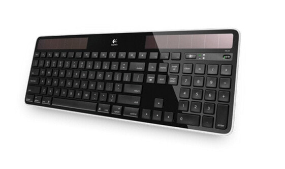 Logitech K750 клавиатура Беспроводной RF QWERTY Пан-нордический Черный 920-002925