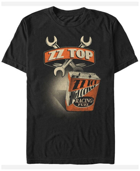 ZZ Top Men's Racing Fuel Oil Can Logo Short Sleeve T-Shirt