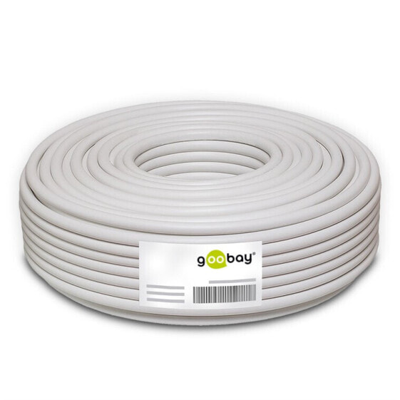 Goobay 67750 - Copper-clad aluminum (CCA) - 10 m - White