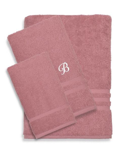 Textiles Turkish Cotton Personalized 2 Piece Denzi Bath Towel Set, 54" x 27"