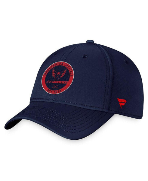 Горка утренная для тренировок Fanatics мужская синего цвета Washington Capitals Authentic Pro Training Camp Flex Hat