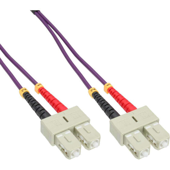 InLine Fiber Optical Duplex Cable SC/SC 50/125µm OM4 7.5m
