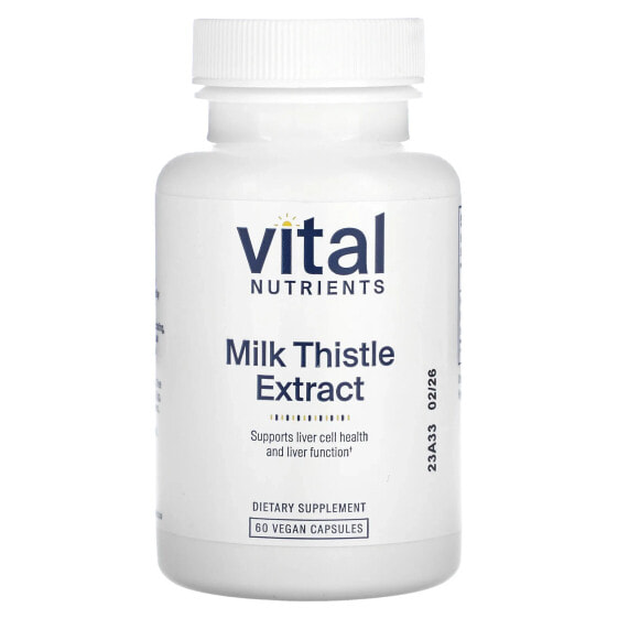 Milk Thistle Extract , 60 Vegan Capsules