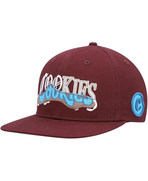 Бейсболка мужская Cookies Upper Echelon бордовая Snapback