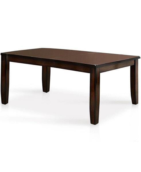 Lalonde Solid Wood Rectangular Dining Table with Leaf