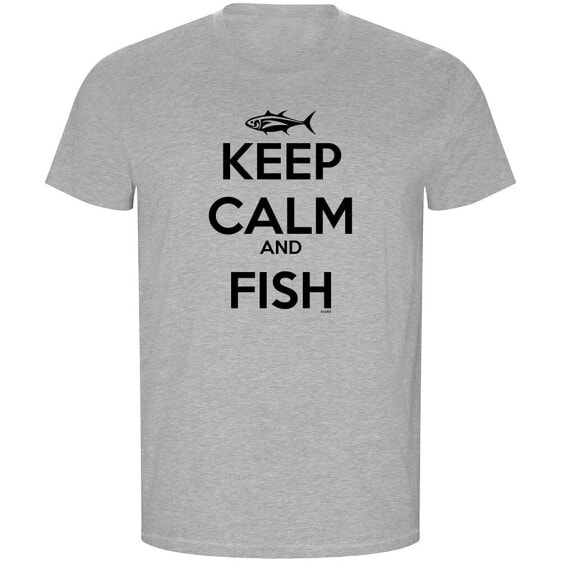 KRUSKIS Keep Calm And Fish ECO short sleeve T-shirt