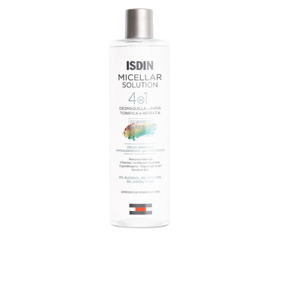 Isdin 4 in 1 Micellar Solution Гипоаллергенная увлажняющая мицеллярная вода для чувствительной кожи 400 мл