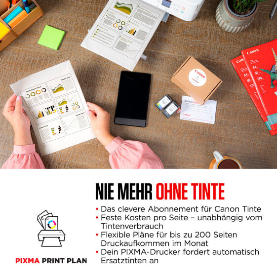 Canon PIXMA TS3551i - Inkjet - Colour printing - 4800 x 1200 DPI - Colour copying - A4 - White