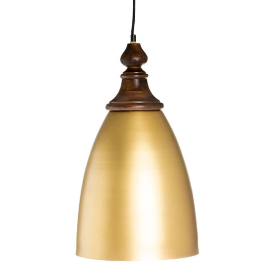 Потолочный светильник Позолоченный Железо Древесина манго 40 W 220-240 V 30 x 30 x 53 cm