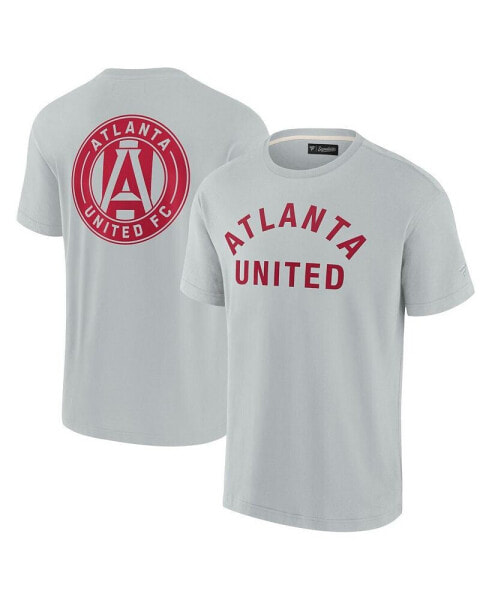 Men's Gray Atlanta United FC Oversized Logo T-shirt
