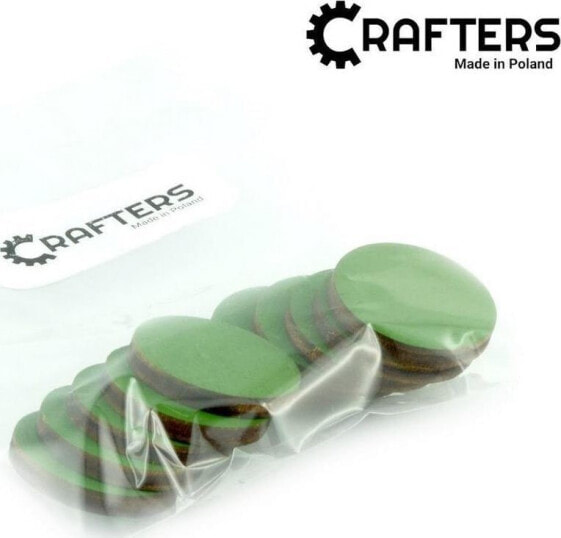 Crafters Crafters: Znaczniki drewniane - Zielone (10)